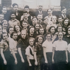 Graduation Queen Anne High School 1942.