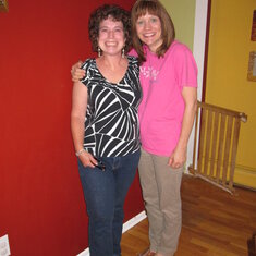 Judi & Deb. She was my inspiration as we battle ovarian cancer together.