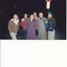 Judy with Lupi, Carol, Susie, Bill, Henry in Boston