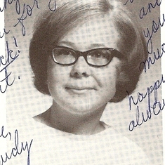 Judy High School Yearbook picture