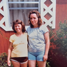 Aunt Barbra and grandma 1981