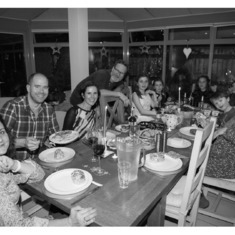 Dinner with the Nicklin,Breeze and French Families January 2016