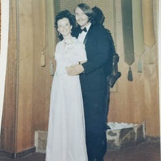 Judy and her then boyfriend, John at HS Prom