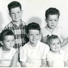 Mike, Steve, Terri, Judy & Penny 1960