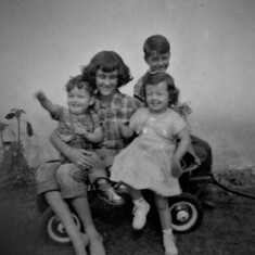 Mike, Aunt Donna, Judy & Uncle James- June 1954