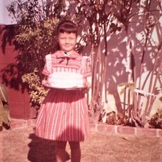 Judy 1959 8th Birthday Cake