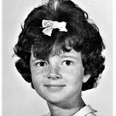 Judy School Picture in Oklahoma 1962