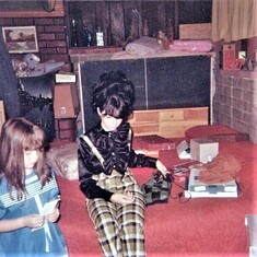 1968 Christmas Judy & Debbie