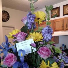 Mom loved to send us flowers for our birthday