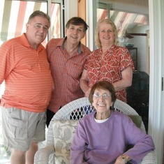 Hank, Gary, Toni and Mom summer 2013