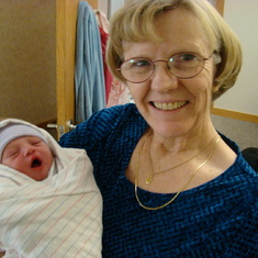 Mom & new grandson Taylor