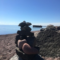 Lake Superior Cairn 2017