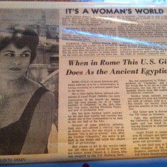 Judy Cleopatra article 1962