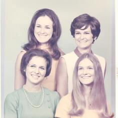 The Eaken sisters, Judy, Jackie, Shirley & Barbie, 1971, Decatur, Alabama