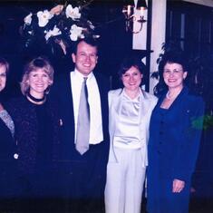 The Eaken sisters with brother, Drew, 1999, Richmond, Virginia