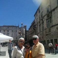 Mimi, Poppy and John--Split, Croatia 2012