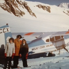 On top of a glacier! Mt Cook, New Zealand 1979