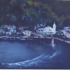 Judy's Art, Oil-Umatac, Guam
