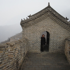 Snow Flurry on the Great Wall