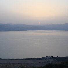 Overlooking the Sea of Galilee, June 2016
