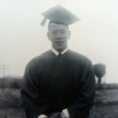 Jule on his Graduation day from High School