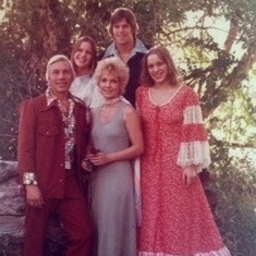 Jule, Lanet, Amber, Garet & Melody in Prescott, Arizona 1974