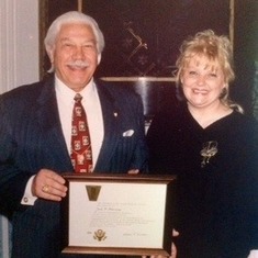 Jule & Lanet  at The White House receiving the Presidential Rank Award
