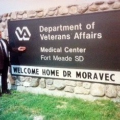 Jule at the Fort Meade V.A. Medical Center in Sturgis, South Dakota in the town he was born and raised in as a child