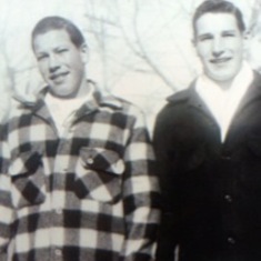 Jule (left) with his brother Jack