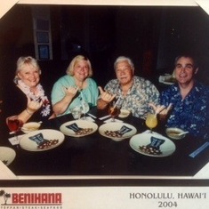 Jule & Lanet and good friends Pat & Mary Anne Munley for an APA event in Hawaii 2004
