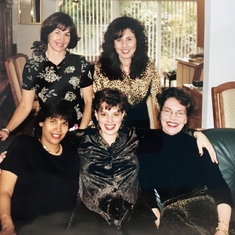 11/1998: My baby shower – Miller gang: Estelle Amarandos, Nat, Julia, Mary MacGregor, Lisa Kelaita