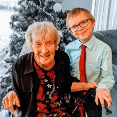 Grandma and William Christmas 