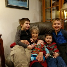 Newby kids before Hawaii move with Grandma 2016