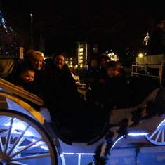 Night time carriage ride Second Victoria Trip