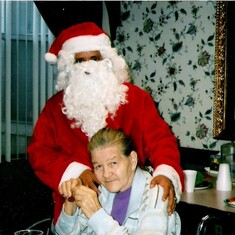 Julia  Hlavaty  &  Santa  Clause