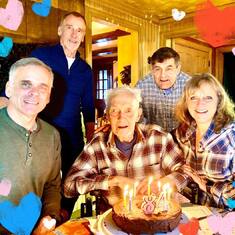 Happy Birthday 84!! With Julian,Alex, Charlie and Sonia.