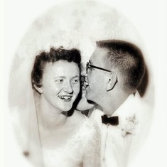 Larry's first whisper to her nearly 60 years ago.