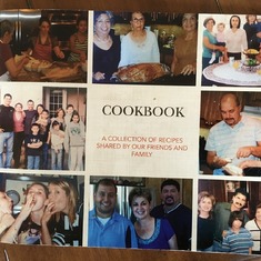 Family cookbook created by Julie