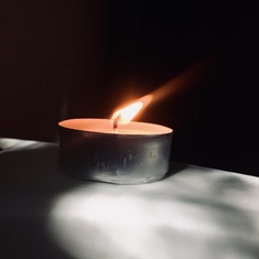 Gma Julie’s little burning candle