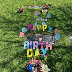 Happy 65th birthday, Mom! We love and miss you!
