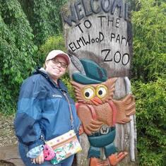 Julie at Elmwood Park Zoo