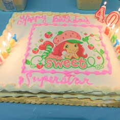 Julie's 40th Birthday Cake