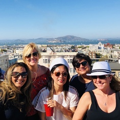 Epic Blue Angels Rooftop Party, San Francisco. With Padma, Megan, Sarah, and Jules. Epic!