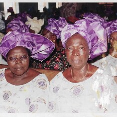 Mummy and Aunty Moji at an event