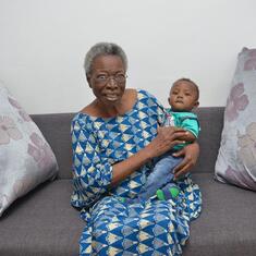 Mummy and her Grandson Ibrahim Matthew