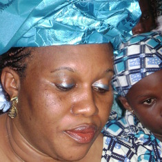 Princess at the 40th year memorial service of her Mum, Dorothy Ekeocha Adams at Umuokeada 2010