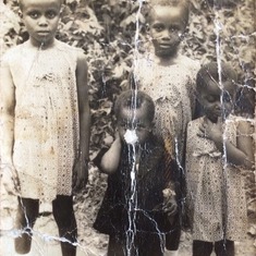 Princess with her sister (Ijeoma) and cousins (Ndidi and Chidozie).