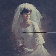 mom wedding 1966