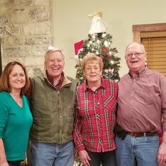 Christmas 2019 with Angela's parents (John & Linda)