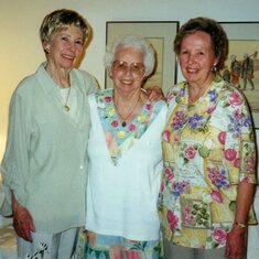 June and her cousins Barbara and Meredith